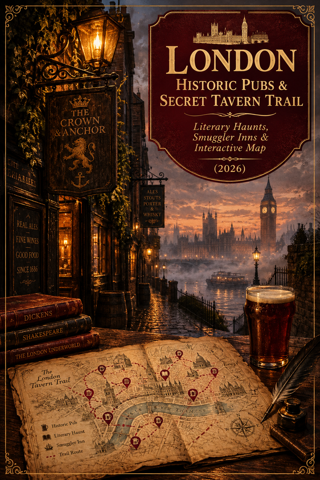 London Historic Pubs & Secret Tavern Trail (2026 PDF)