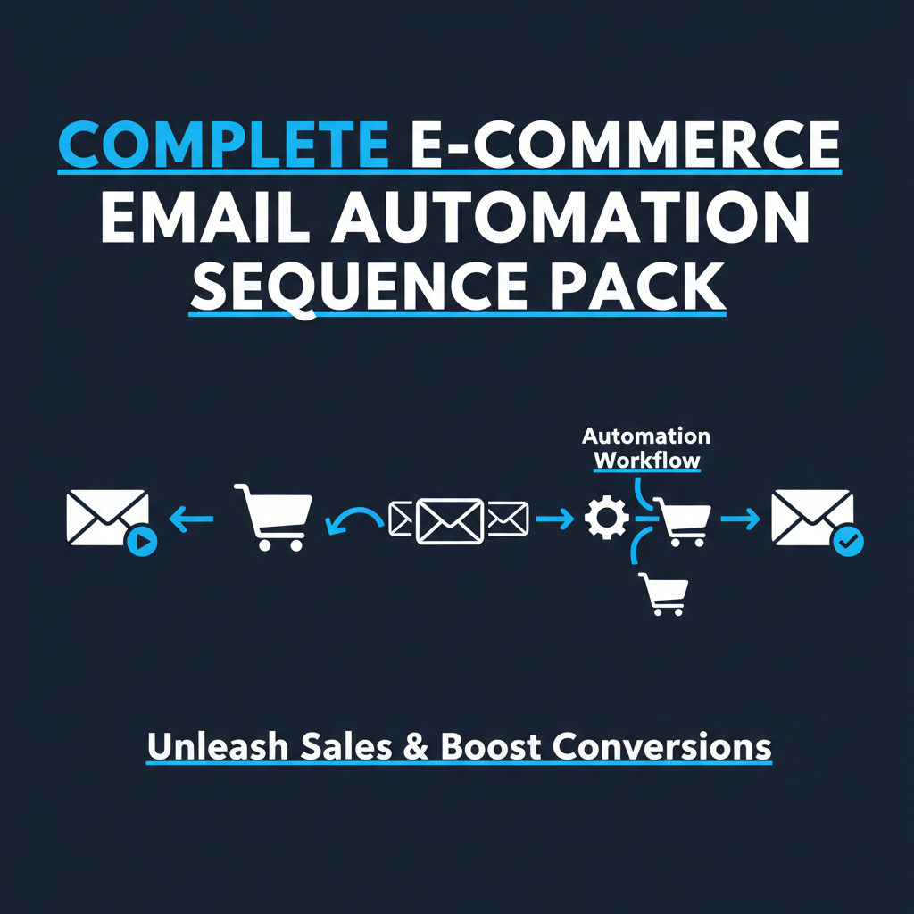 E-Commerce Email Toolkit: 12 Templates & Flow Planner (PDF)