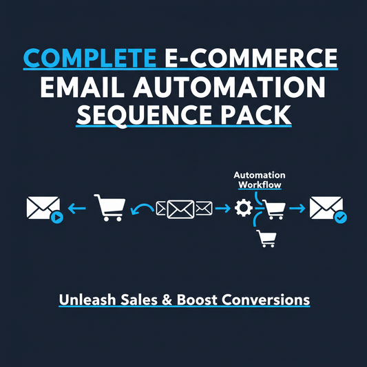 E-Commerce Email Toolkit: 12 Templates & Flow Planner (PDF)
