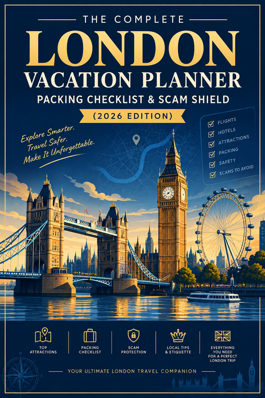 The Complete London Vacation Planner, Packing Checklist & Scam Shield (2026 Edition)